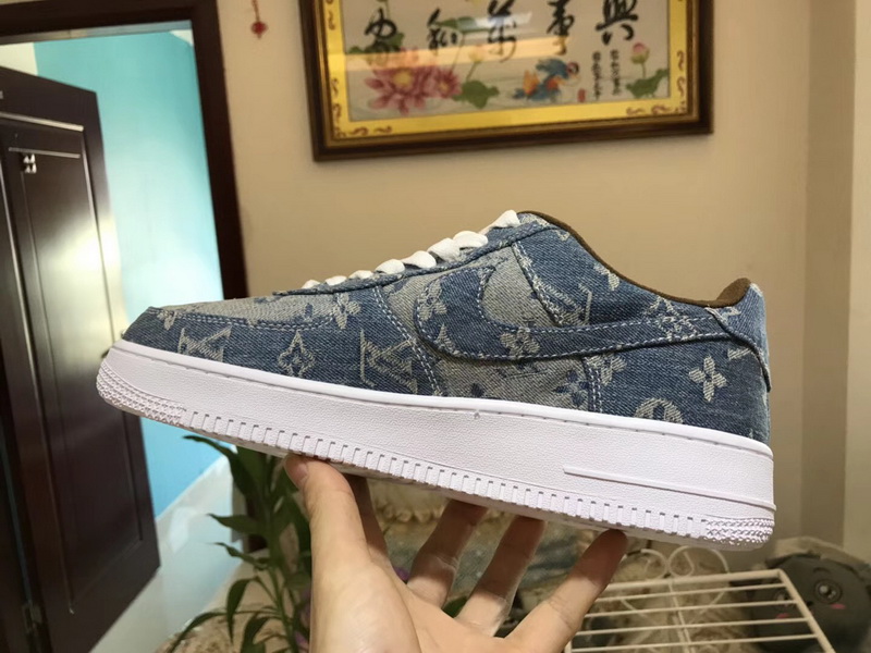 Authentic Superme X Louis Vuitton X Air Force 1